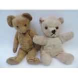 2x Vintage Teddy Bears - One Chad Valley