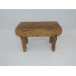 Small Pine Stool