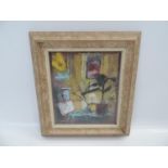 Signed Framed Pastel Drawing - Lynn Golden