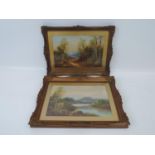 Pair of Gilt Framed Oil Paintings