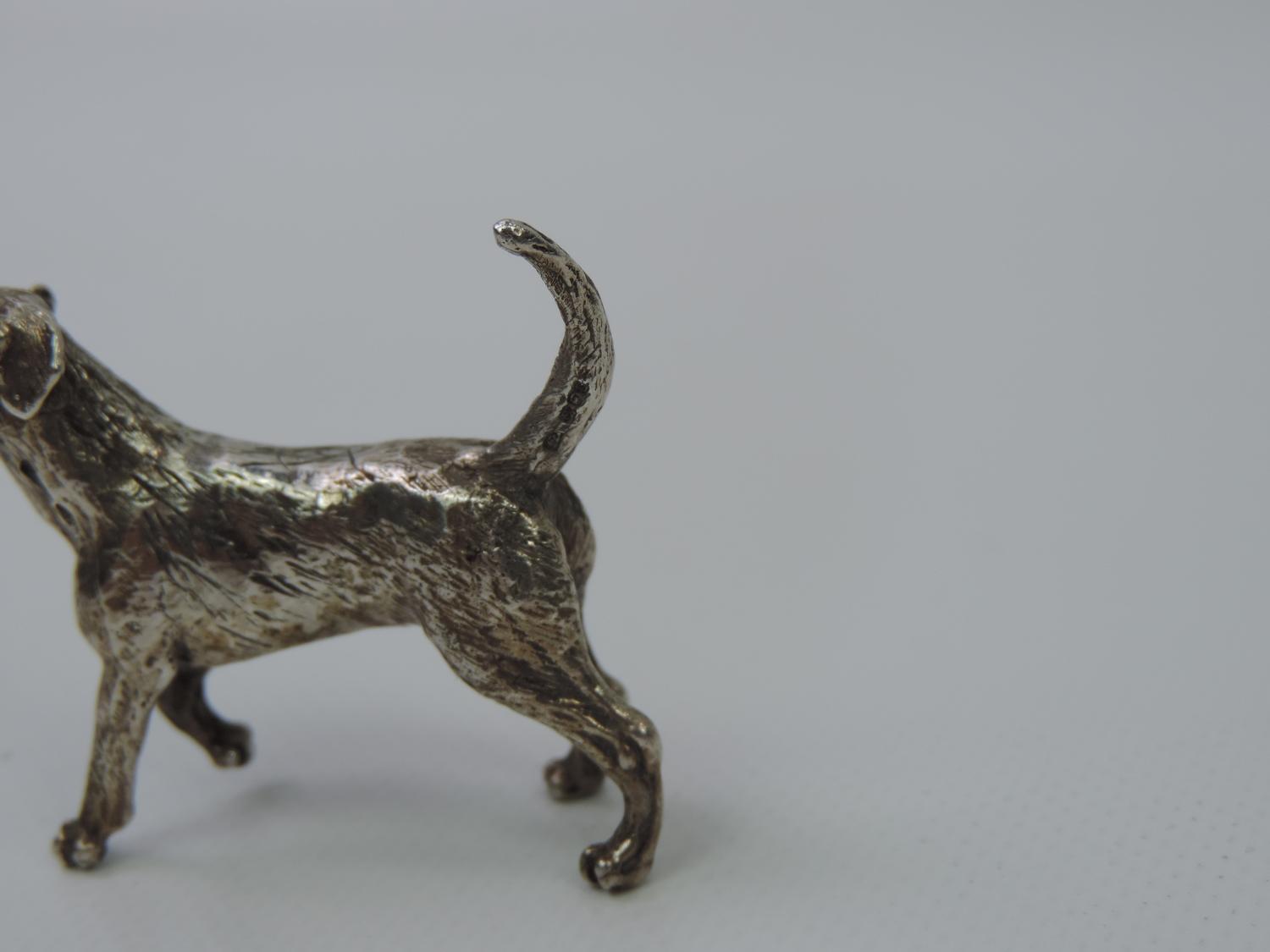 Sterling Silver Miniature - Dog - 23 grams - Image 3 of 3