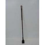 Cane Silver Handled Riding Crop