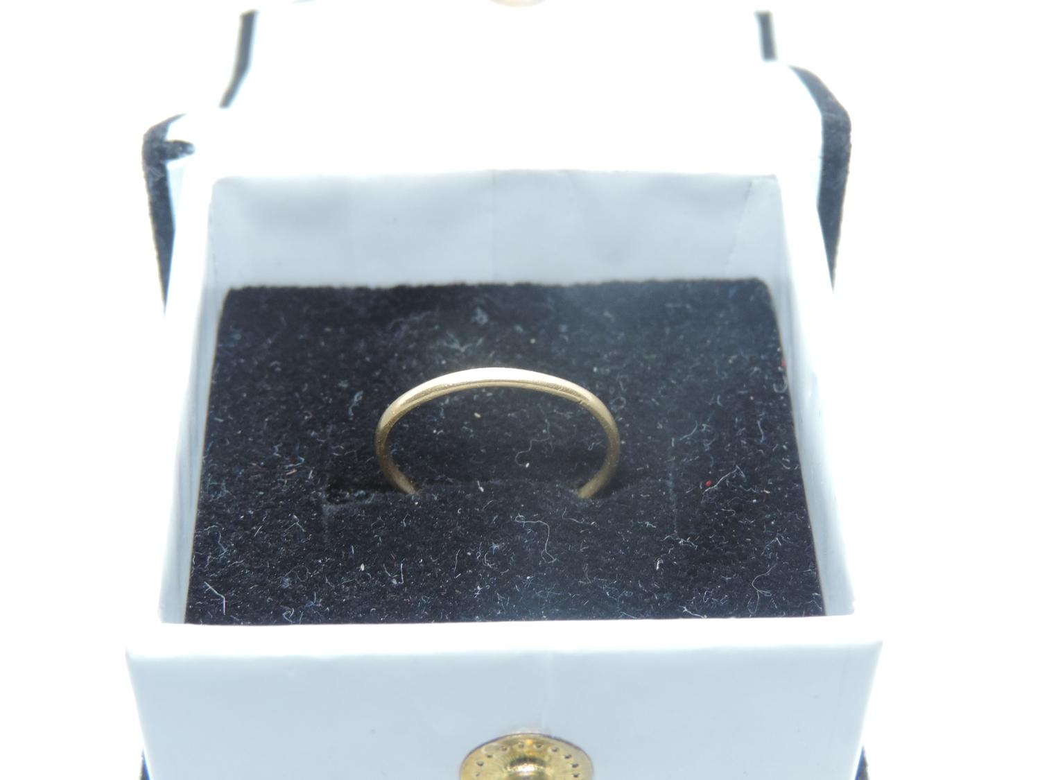 Georgian Exeter 22ct Gold Band - 1 gram