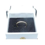 Georgian Exeter 22ct Gold Band - 1 gram