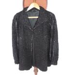 Black Astrakhan Coat