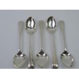 5x Sheffield Silver Teaspoons - 75 grams