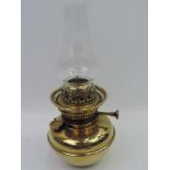 Messengers Annular Brass Oil Lamp with Chimney