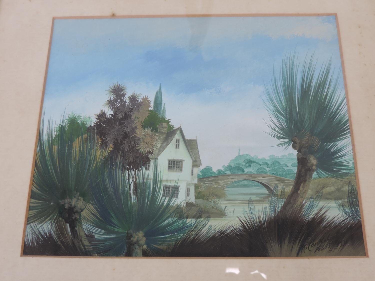 Signed Framed Richard Constable Watercolour - Visible Picture 8.25" x 6.75" - Image 2 of 4