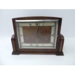 Oak Cased German Mantel Clock - Made in Wurttemberg