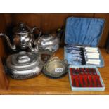 Platedware and Cased Vintage Cutlery