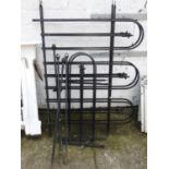 Painted Metal Garden Gate