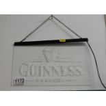 Illuminated Guinness Sign - In Working Order