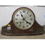 Vintage Oak Cased Mantel Clock