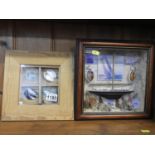 2x Framed Wall Hangings - Nautical Scenes