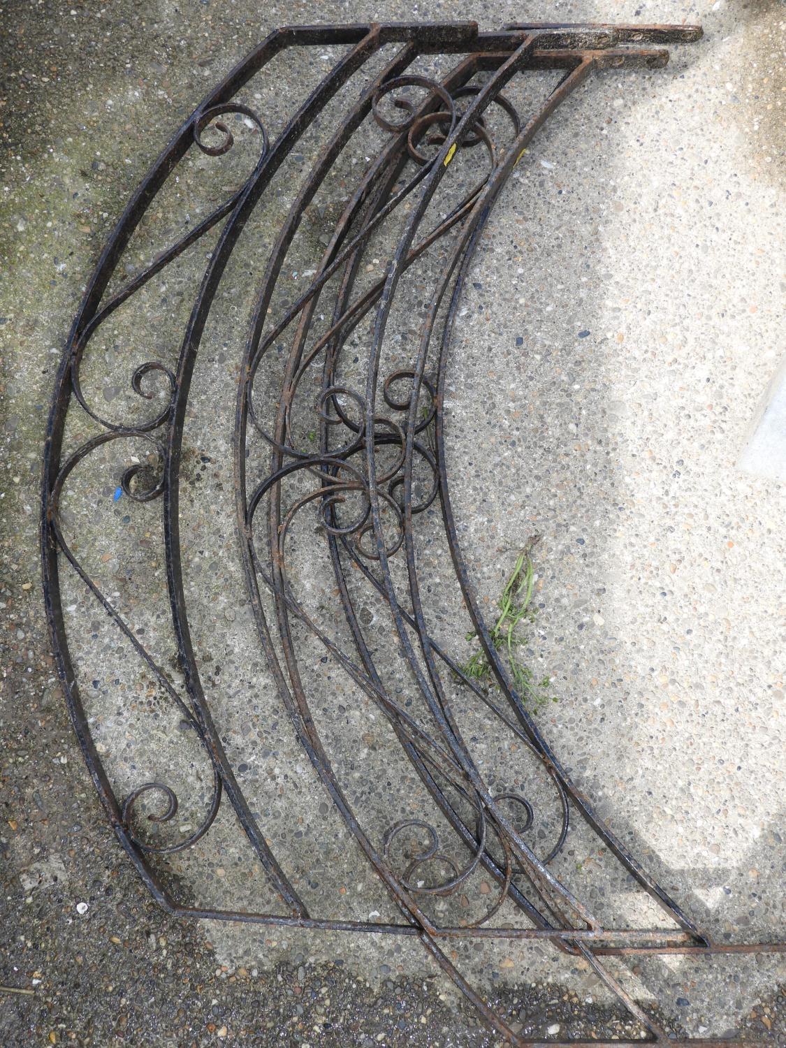 4x Wrought Iron Garden Arches