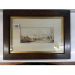 Framed Watercolour Painting - Country Scene