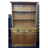 Pine Dresser with Two Drawers and Cupboards under