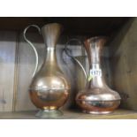 2x Copper Jugs