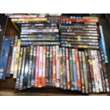 Box of DVDs