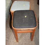 2x Vintage Stools