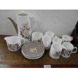 Queen Anne Vintage China Part Coffee Set