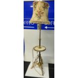 Brass and Onyx Standard Lamp