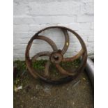 Vintage Metal Wheel