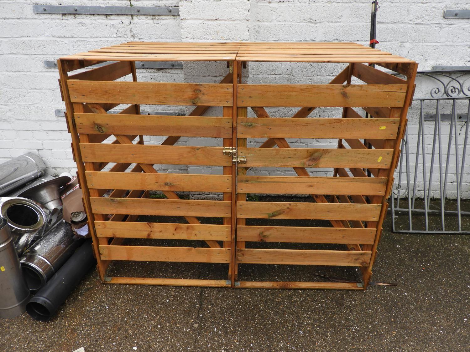 Lockable Wooden Garden Storage