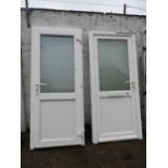 2x UPVC Doors