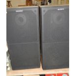 Pair of Sony Loudspeakers