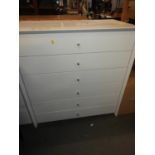 Modern Six Drawer Chest of Drawers