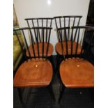 Set of 4x Stick Back Chairs