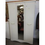 Modern Two Door Wardrobe with Central Mirror