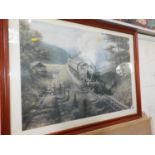 Framed Locomotive Print