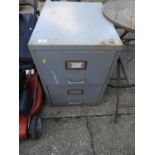 Two Drawer Metal Filing Cabinet