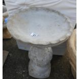 Concrete Garden Bird Bath