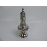 Silver Sugar Castor - William Adams - Birmingham 1927 - 135gms - 19cm High