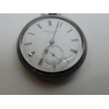 Silver Pocket Watch - Not Running, Probably over Wound