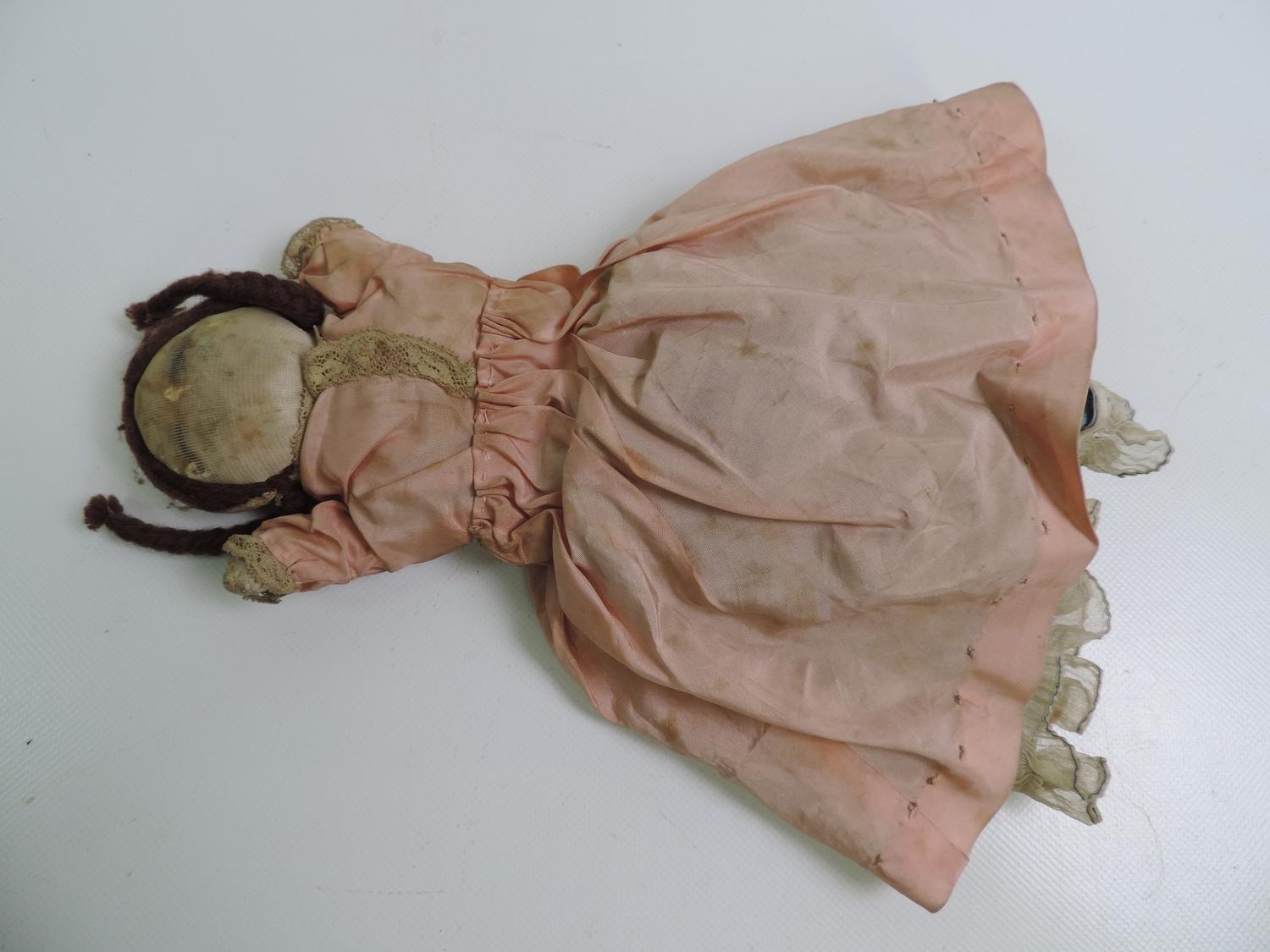 Topsy Turvy Doll, Wooden Puppets and Alsace Doll - Image 2 of 5