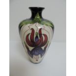 Moorcroft Fuchsia Vase - No 45 - 15cm High - with Original Box