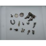 Quantity of Silver and other Charms - Total Weight 45gms