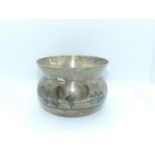 Eastern White Metal Pot - 5cm High x 8cm in Diameter