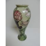 Moorcroft Pottery Vase - Sweet Pea Designed by Sally Tuffin - 27cm High - with Original Box