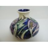 Moorcroft Vase - Saffron Crocus Pattern by Emma Bossons - Signed to Base - Edition 93/150, 2003 -