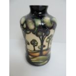 A Moorcroft Tribute to Trees Vase - Designed by Sian Leeper - No 81/100 - 21cm High - with