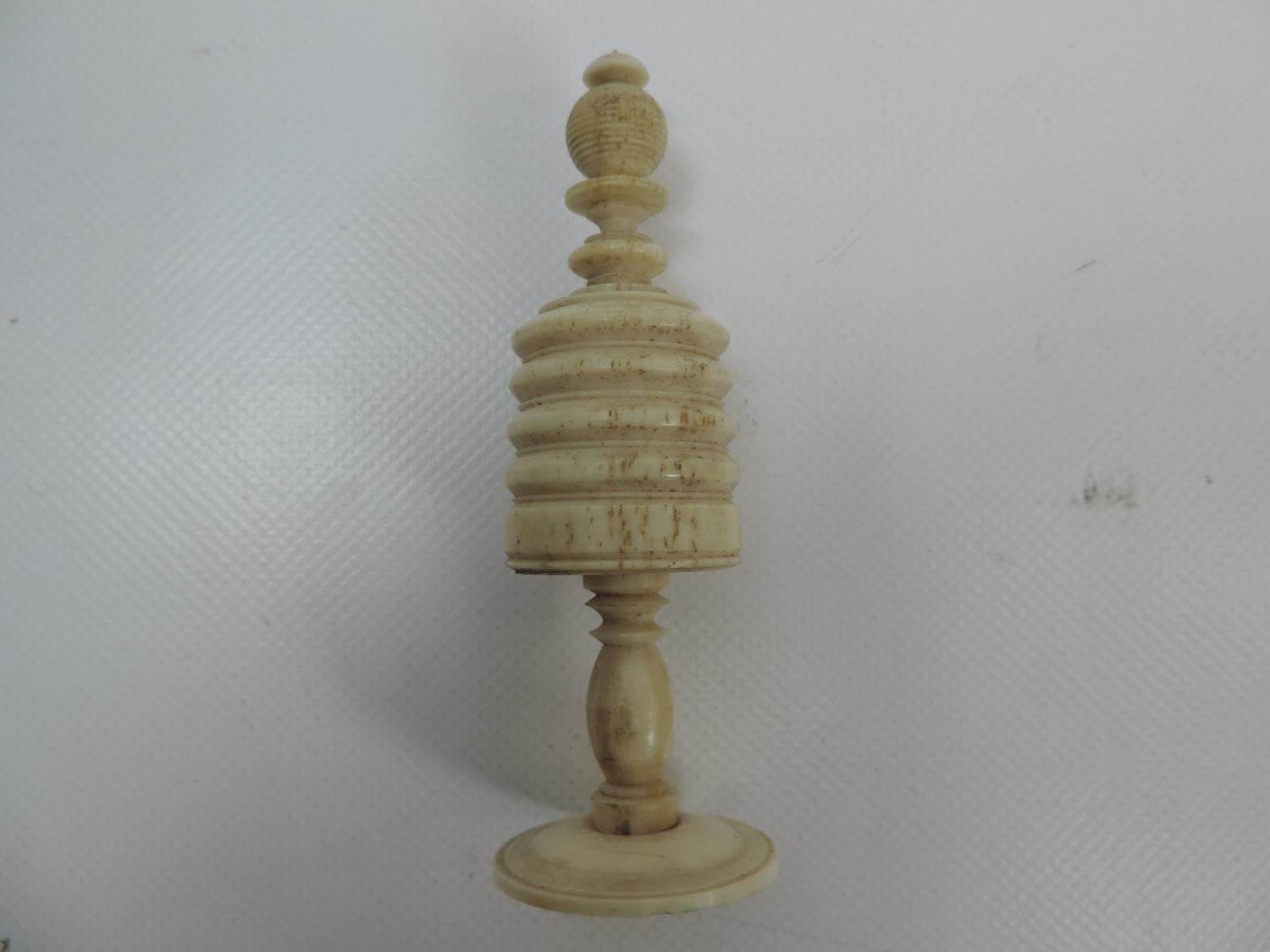 Ivory Chess Set - Image 3 of 7