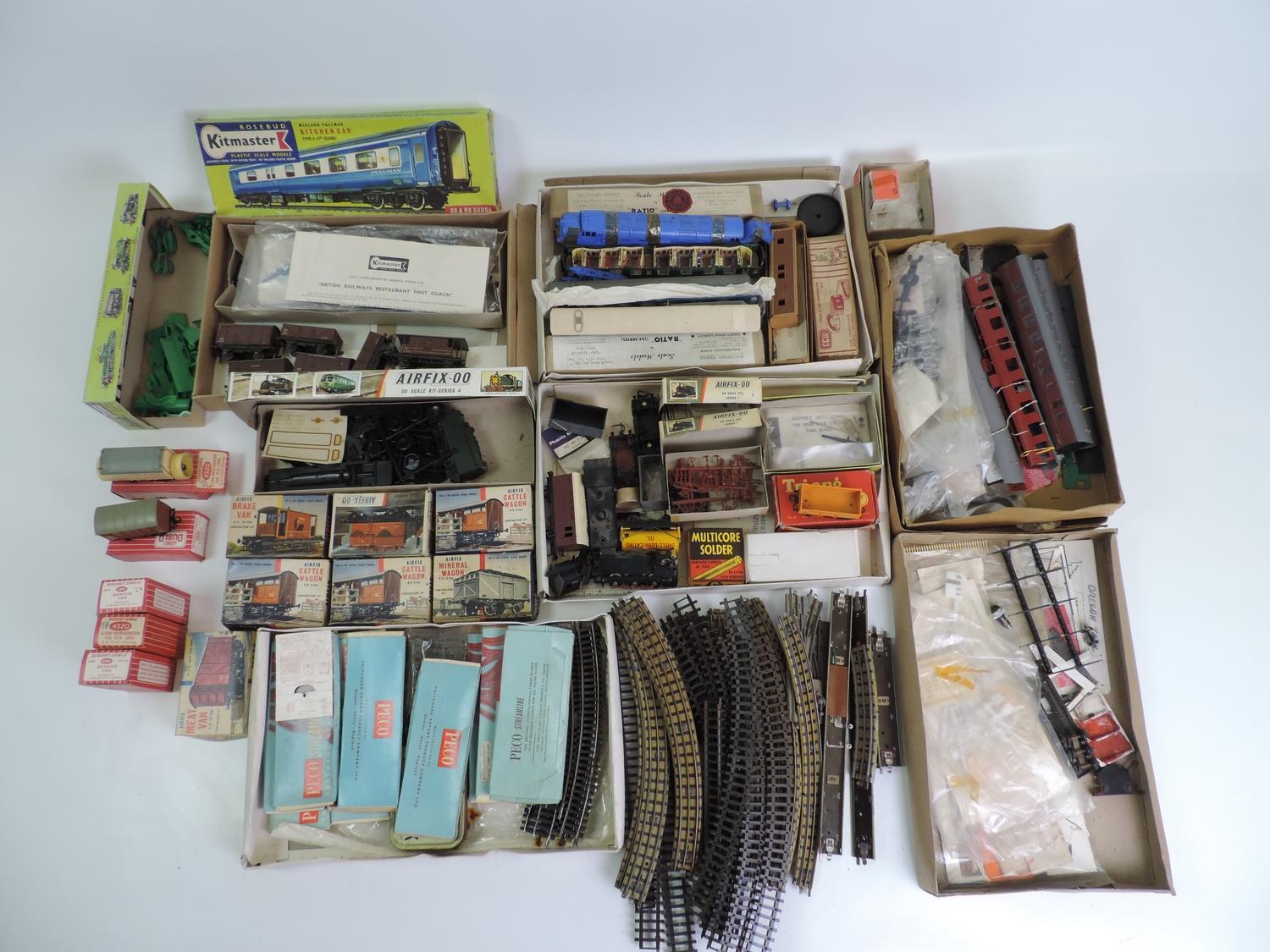 Large Quantity of Model Railway - Kit Master, Hornby, Airfix etc - Not All Box Contents Checked