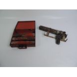 Antifyre Greenford Middlesex Fire Grenade Launcher with Rack and Storage Box and 3x Cartridges,