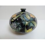 Moorcroft Festive Lights Pot and Cover, 2002, by Sian Leeper - No 47/50 - 11cm High - with