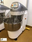 Esmach NSE80 automatic Spiral Mixer, 80kg dough capacity, year 2012, serial number 12.01077,